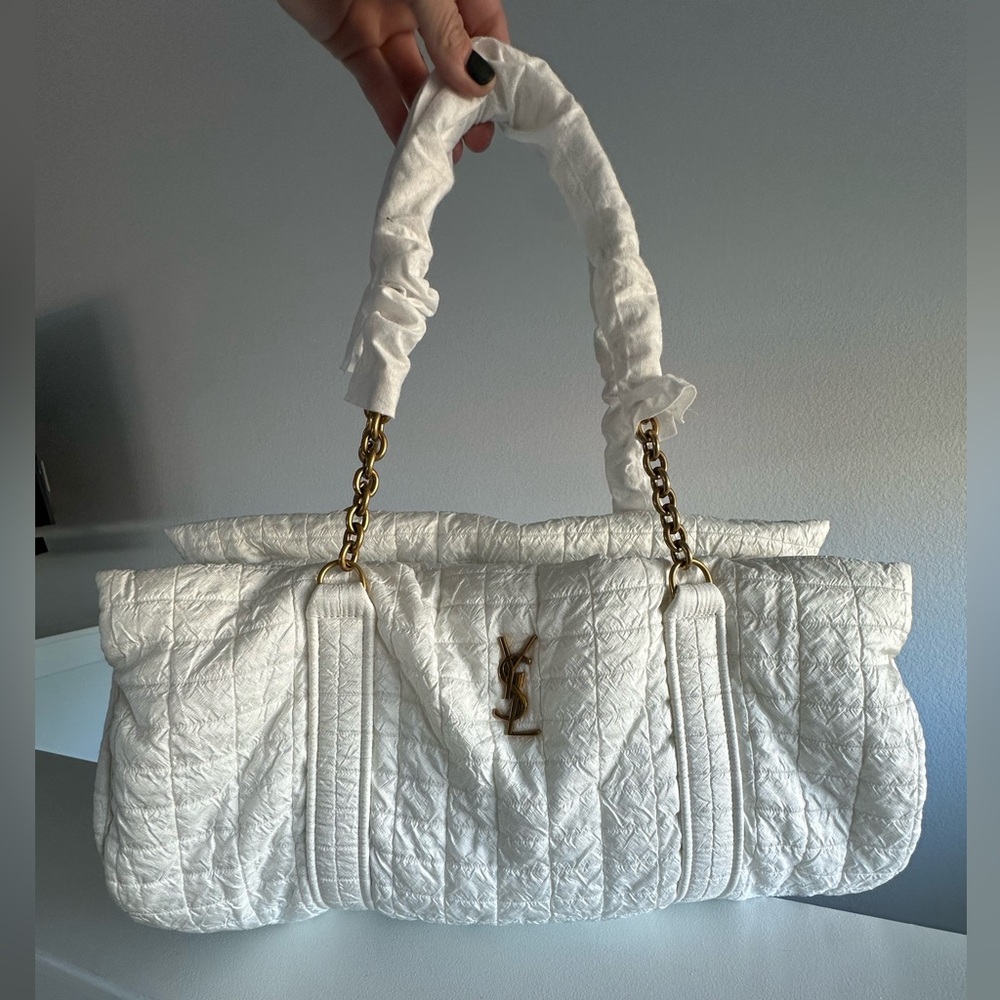 *SOLD* YSL Quilted Travel Duffle - Picture 3 of 12